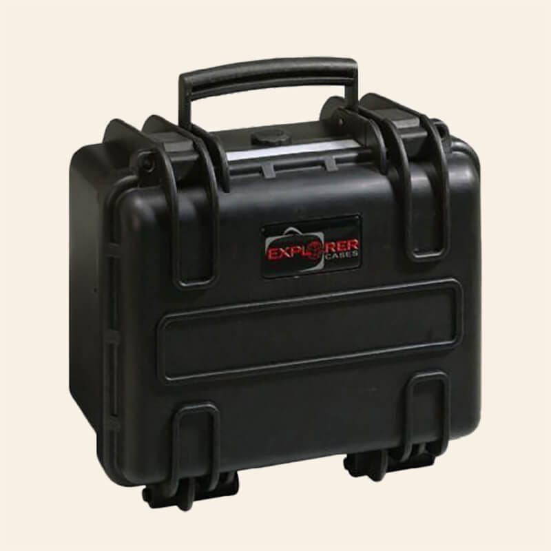 explorer cases 2717hl koffer zwart met plukschuim