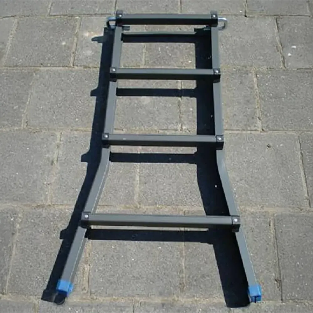 aluminium verlengstuk opvouwbare aanzitladder
