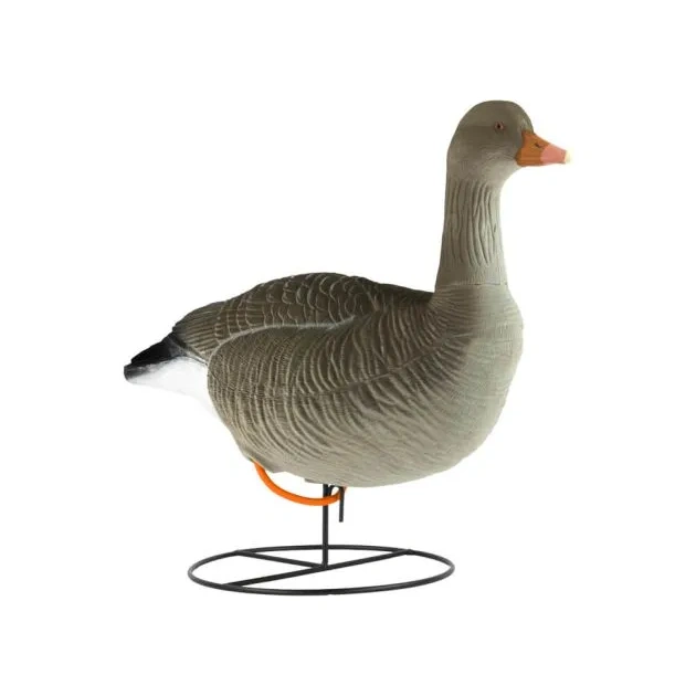 ganzenlokkers mix grauwe gans geflockt full body 6 pack