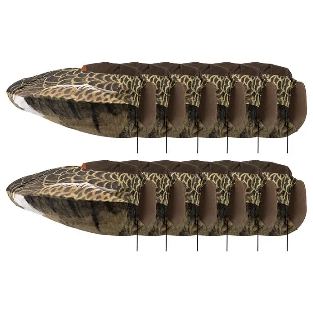 ganzenlokker sillosocks grauwe gans slapend 12 pack