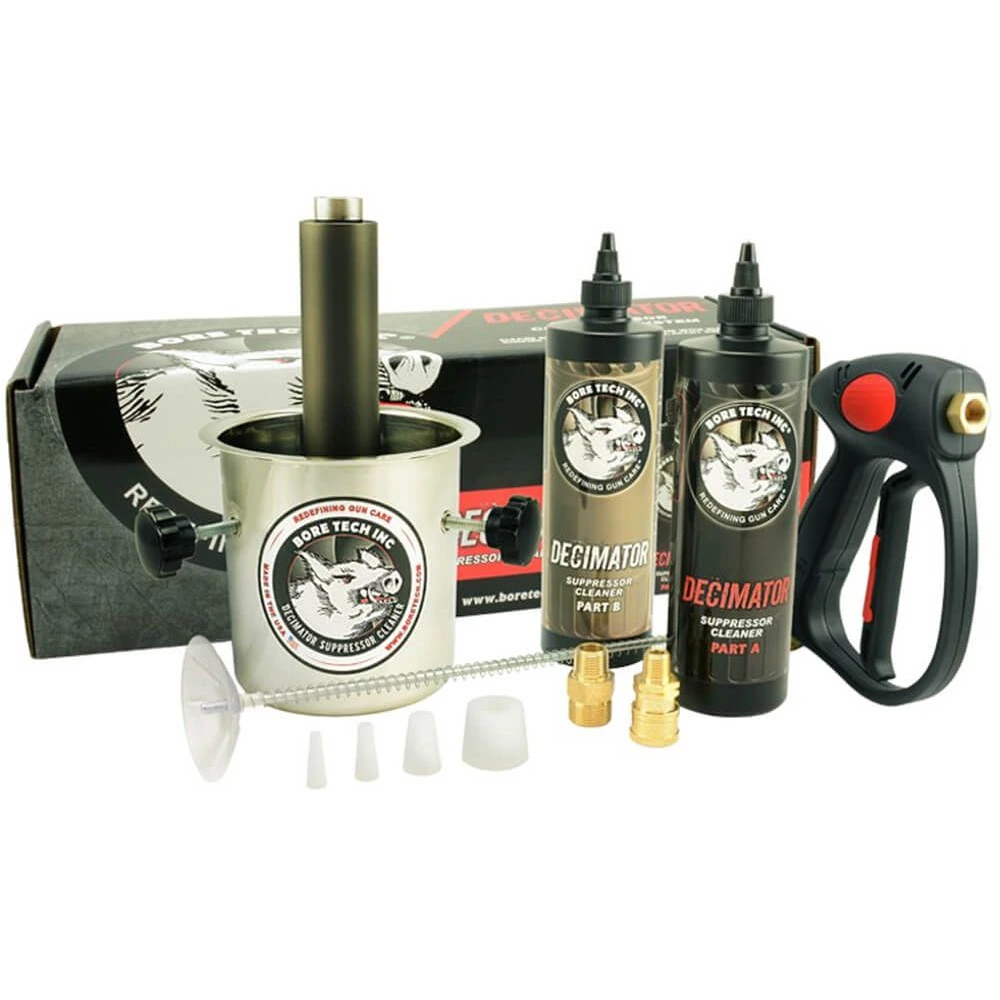 Schoonmaakset Bore Tech Decimator Suppressor Cleaning System